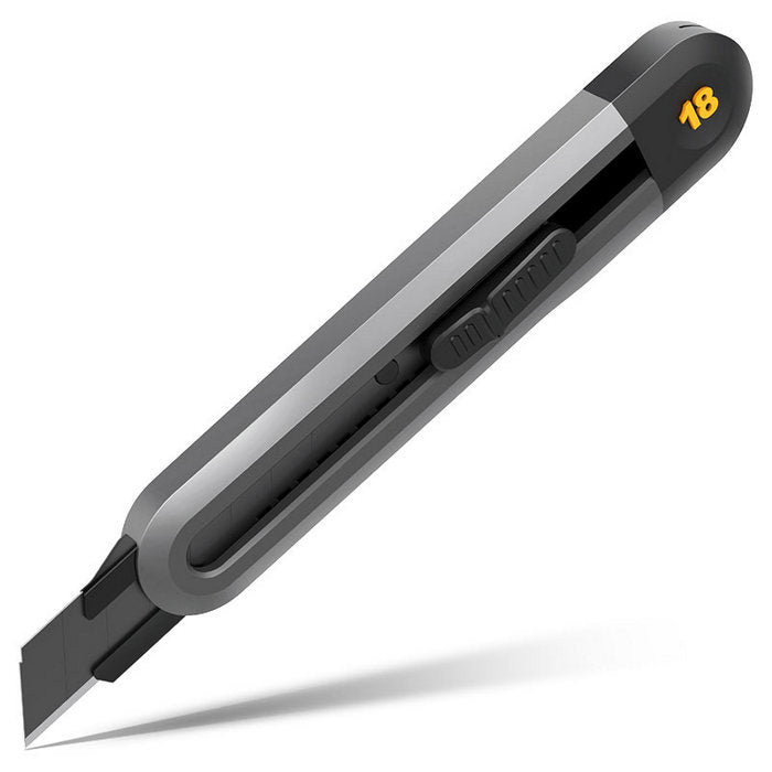 CUTTER MARE METALIC cu SINA, DELI 4018, LAMA de 18 mm