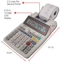 CALCULATOR CU BANDA SHARP EL-1750V, 12 digiti