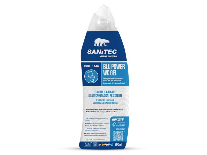 DETARTRANT SANITEC BLU POWER WC GEL, cu gat, 700 ml