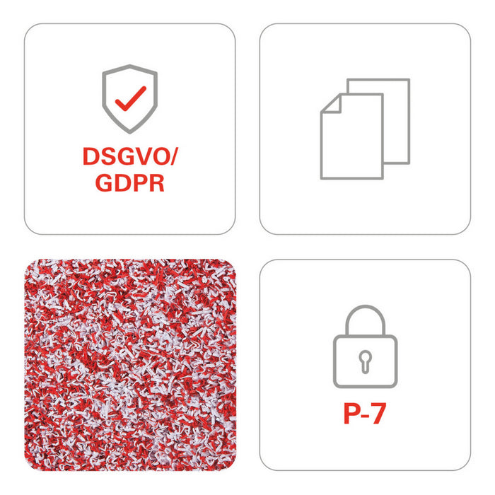 DISTRUGATOR DOCUMENTE HSM Securio B32, 4 coli, cross cut 1 x 5mm, nivel securitate 7*