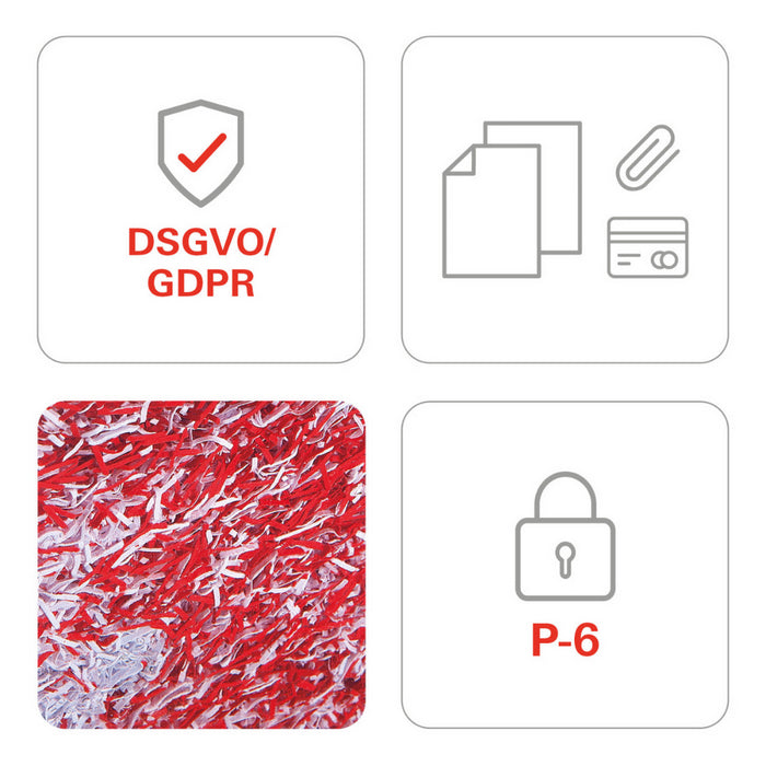 DISTRUGATOR DOCUMENTE HSM Securio B35, 9 coli, cross cut 0.78 x 1 mm, nivel securitate 6*