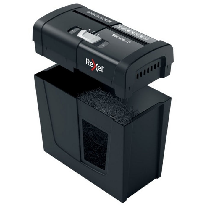 DISTRUGATOR DOCUMENTE manual REXEL SECURE X6, P4, cross-cut (confeti) 4 x 40 mm, 6 coli, 10l*