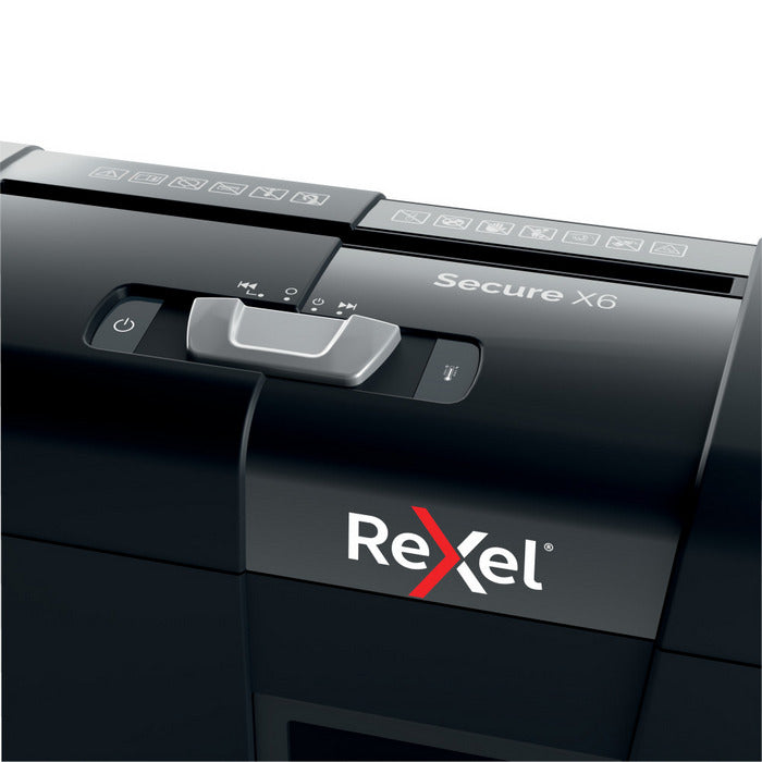 DISTRUGATOR DOCUMENTE manual REXEL SECURE X6, P4, cross-cut (confeti) 4 x 40 mm, 6 coli, 10l*
