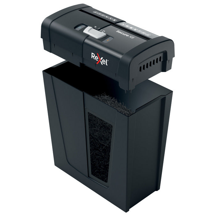 DISTRUGATOR DOCUMENTE manual REXEL SECURE S8, P4, cross-cut (confeti) 4 x 40 mm, 8 coli, 14l*