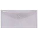 MAPA PLASTIC DL (110 × 220 mm) DONAU, INCHIDERE cu CAPSA, CULORI TRANSPARENTE, set 10 buc