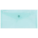 MAPA PLASTIC DL (110 × 220 mm) DONAU, INCHIDERE cu CAPSA, CULORI TRANSPARENTE, set 10 buc