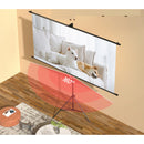 ECRAN de PROIECTIE MANUAL, PE TREPIED, DELI, 16:9, 124.5 x 220 cm*