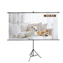 ECRAN de PROIECTIE MANUAL, PE TREPIED, DELI, 16:9, 124.5 x 220 cm*