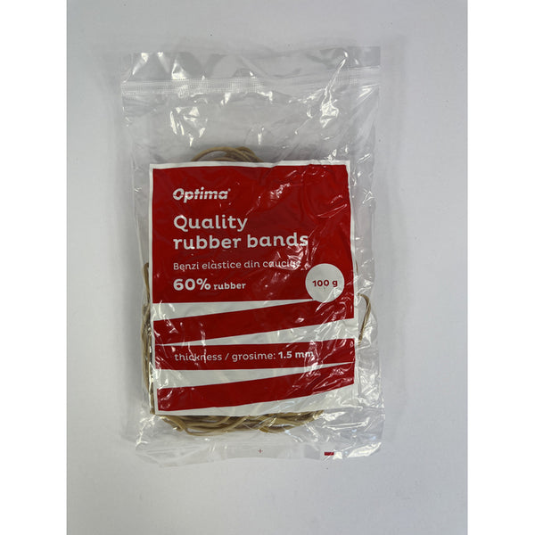 ELASTIC pentru BANI OPTIMA, LATIME 3mm, D 90, punga de 100 gr, natural