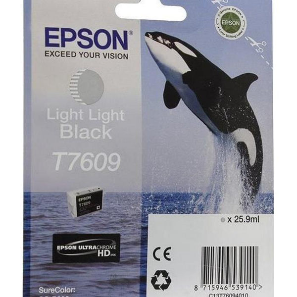 EPSON INK C13T76094010 LIGHT BLACK - 25.9ml*