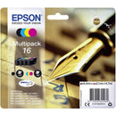 EPSON INK C13T16264012 BLACK - 5,4ml, CYAN, MAGENTA, YELLOW, 3x3,1ml*