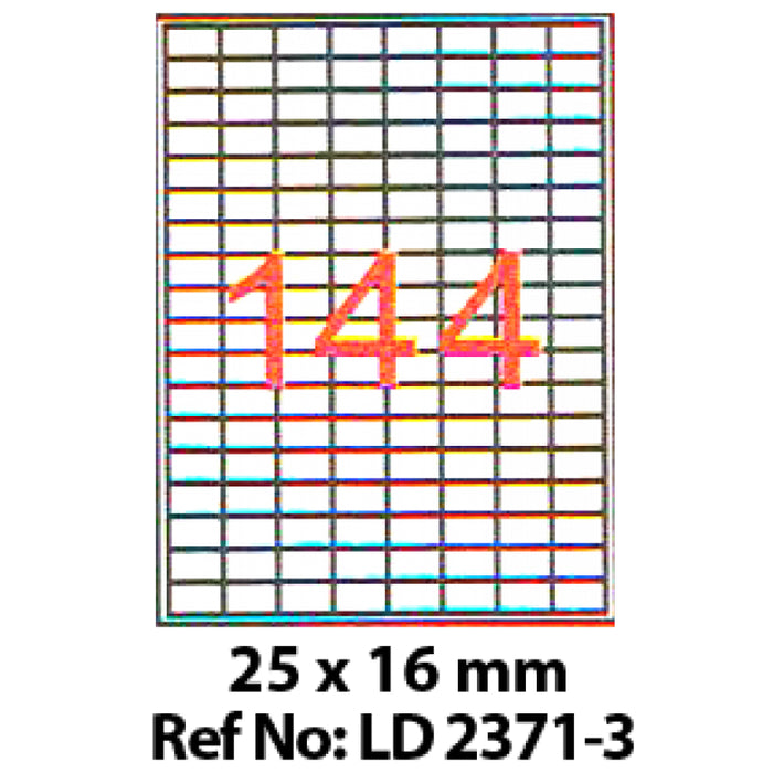 ETICHETE ADEZIVE ALBE format A4, colturi drepte, 100 coli/top