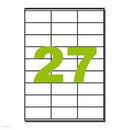 ETICHETE ADEZIVE ALBE format A4, colturi drepte, 100 coli/top