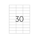 ETICHETE ADEZIVE ALBE format A4, colturi drepte, 100 coli/top