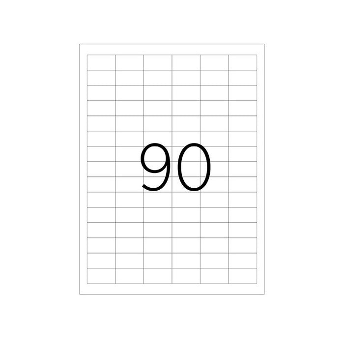 ETICHETE ADEZIVE ALBE format A4, colturi drepte, 100 coli/top