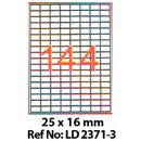 ETICHETE ADEZIVE ALBE format A4, colturi drepte, 100 coli/top
