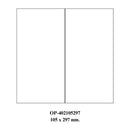 ETICHETE ADEZIVE ALBE format A4 OPTIMA, colturi drepte, 100 coli/top