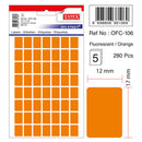 ETICHETE ADEZIVE COLOR TANEX, RECTANGULARE, la set