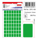ETICHETE ADEZIVE COLOR TANEX, RECTANGULARE, la set