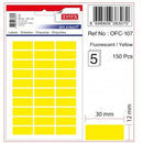 ETICHETE ADEZIVE COLOR TANEX, RECTANGULARE, la set
