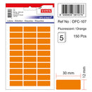 ETICHETE ADEZIVE COLOR TANEX, RECTANGULARE, la set