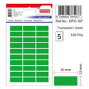 ETICHETE ADEZIVE COLOR TANEX, RECTANGULARE, la set