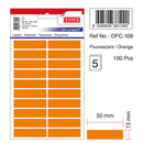 ETICHETE ADEZIVE COLOR TANEX, RECTANGULARE, la set