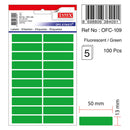 ETICHETE ADEZIVE COLOR TANEX, RECTANGULARE, la set