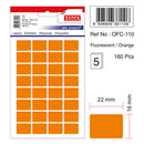 ETICHETE ADEZIVE COLOR TANEX, RECTANGULARE, la set
