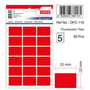 ETICHETE ADEZIVE COLOR TANEX, RECTANGULARE, la set