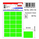ETICHETE ADEZIVE COLOR TANEX, RECTANGULARE, la set