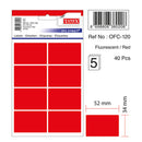ETICHETE ADEZIVE COLOR TANEX, RECTANGULARE, la set