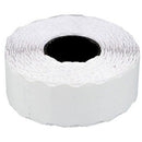 ETICHETE PRET ALBE TANEX 26 x 12 mm, adeziv non-permanent, 1000 buc/rola, 6 role/set