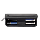 ETUI PELIKAN DIN PIELE, TG 21 Z negru, pentru 2 instrumente de scris*