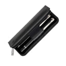 ETUI PELIKAN DIN PIELE, TG 2 Z negru, pentru 2 instrumente de scris*
