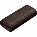 ETUI SCRIKSS DIN PIELE, Toscana maro, pentru 2 instrumente de scris*