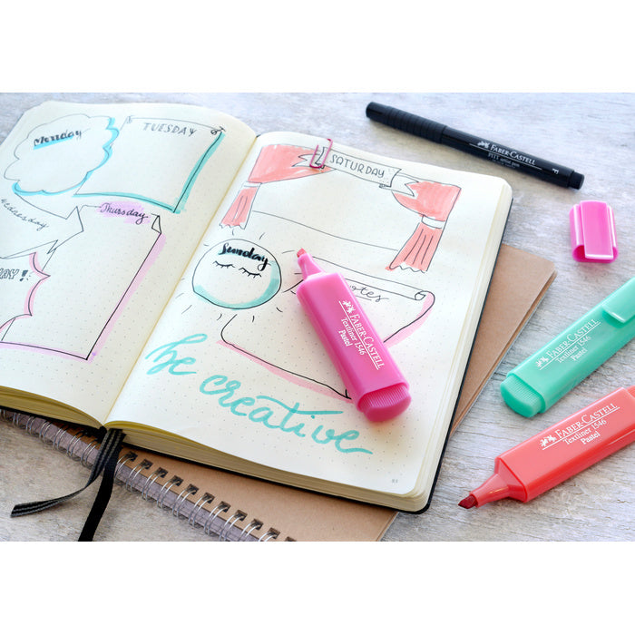 TEXTMARKER (EVIDENTIATOR) FABER-CASTELL 1546 PASTEL, PROMO BackToSchool*