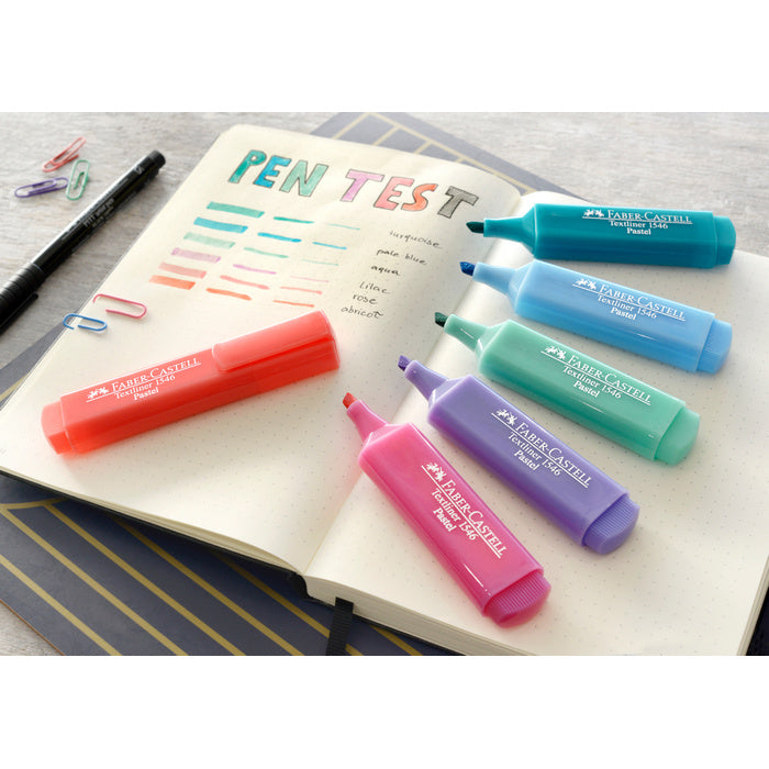 TEXTMARKER (EVIDENTIATOR) FABER-CASTELL 1546 PASTEL, PROMO BackToSchool*