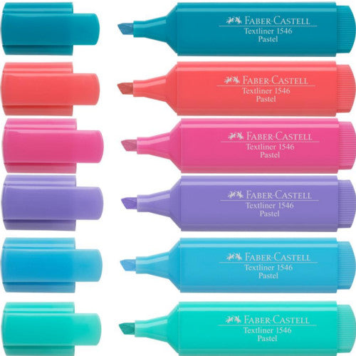 TEXTMARKER (EVIDENTIATOR) FABER-CASTELL 1546 PASTEL, PROMO BackToSchool*
