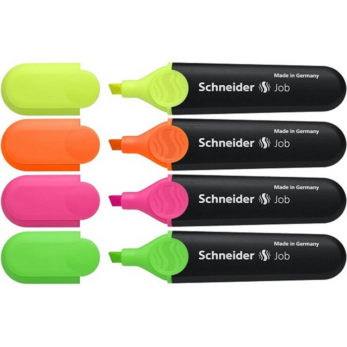 TEXTMARKER (EVIDENTIATOR) SCHNEIDER Job 150, set 4 buc, PROMO BackToSchool*