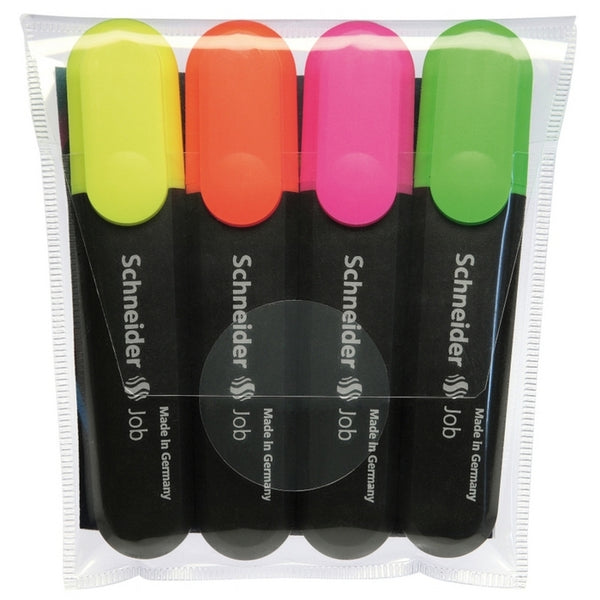 TEXTMARKER (EVIDENTIATOR) SCHNEIDER Job 150, set 4 buc, PROMO BackToSchool*