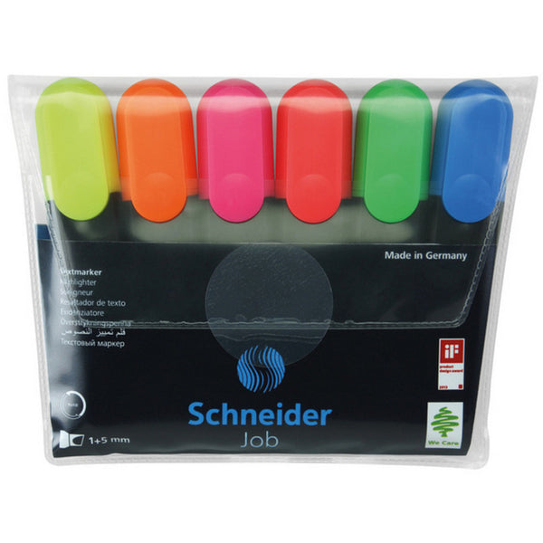 TEXTMARKER (EVIDENTIATOR) SCHNEIDER Job 150, set 6 buc, PROMO BackToSchool*