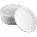 FARFURII PLATE BIODEGRADABILE albe, 17,5 cm, 50 buc/set