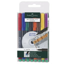 MARKER MULTIMARK FABER-CASTELL - set 8 bucati, scriere de la 0,40 mm la 1,00 mm