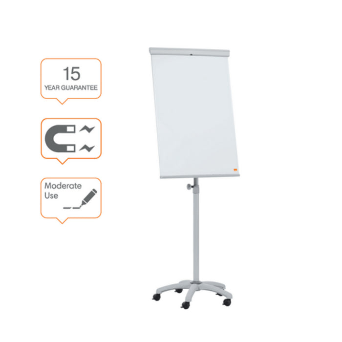 FLIPCHART MAGNETIC NOBO Essentials, otel lacuit, magnetic*