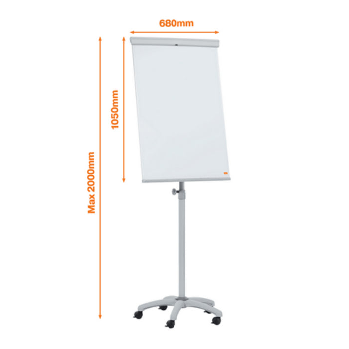 FLIPCHART MAGNETIC NOBO Essentials, otel lacuit, magnetic*
