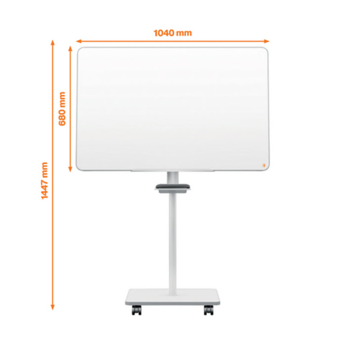 FLIPCHART MAGNETIC NOBO Move&Meet, 68 x 104 cm, doua fete magnetice, include marker*