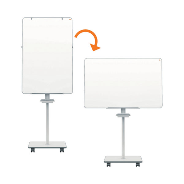 FLIPCHART MAGNETIC NOBO Move&Meet, 68 x 104 cm, doua fete magnetice, include marker*