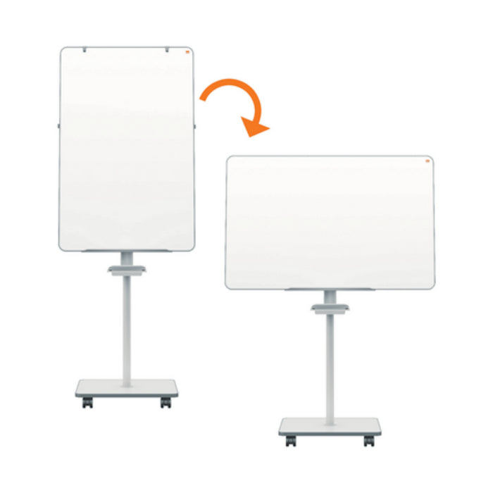FLIPCHART MAGNETIC NOBO Move&Meet, 68 x 104 cm, doua fete magnetice, include marker*