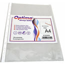 FOLIE DOCUMENTE A4 CRISTAL OPTIMA Extra Wide, 60 microni, set 100 buc